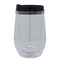GC Home & Garden 6.13" Clear and Black Double-Wall Tumbler with Removable Lid 12 oz